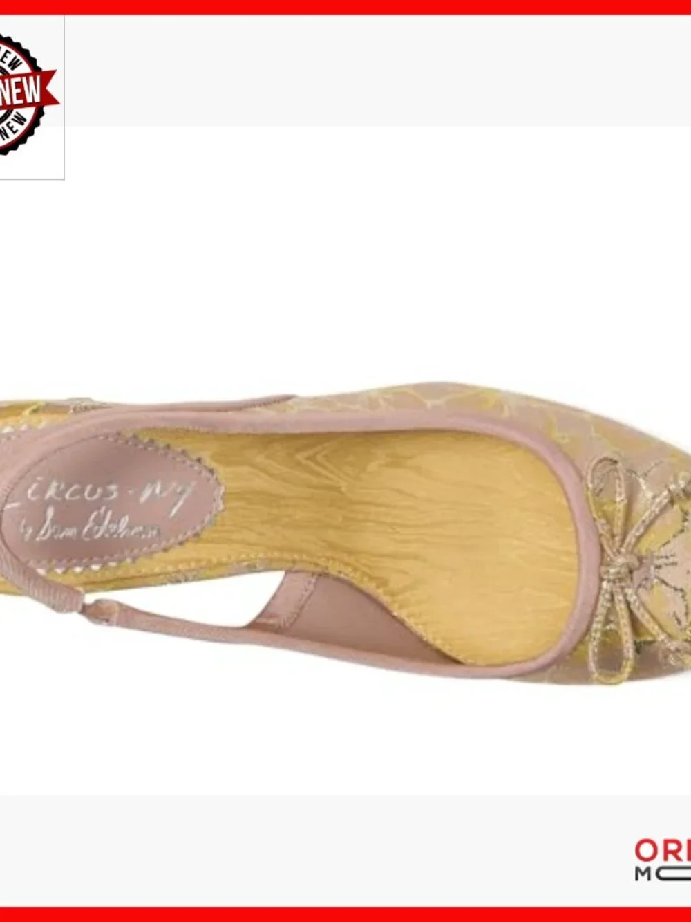 Women's Slingback Pumps with 2.5-Inch Block Heel, Floral Print